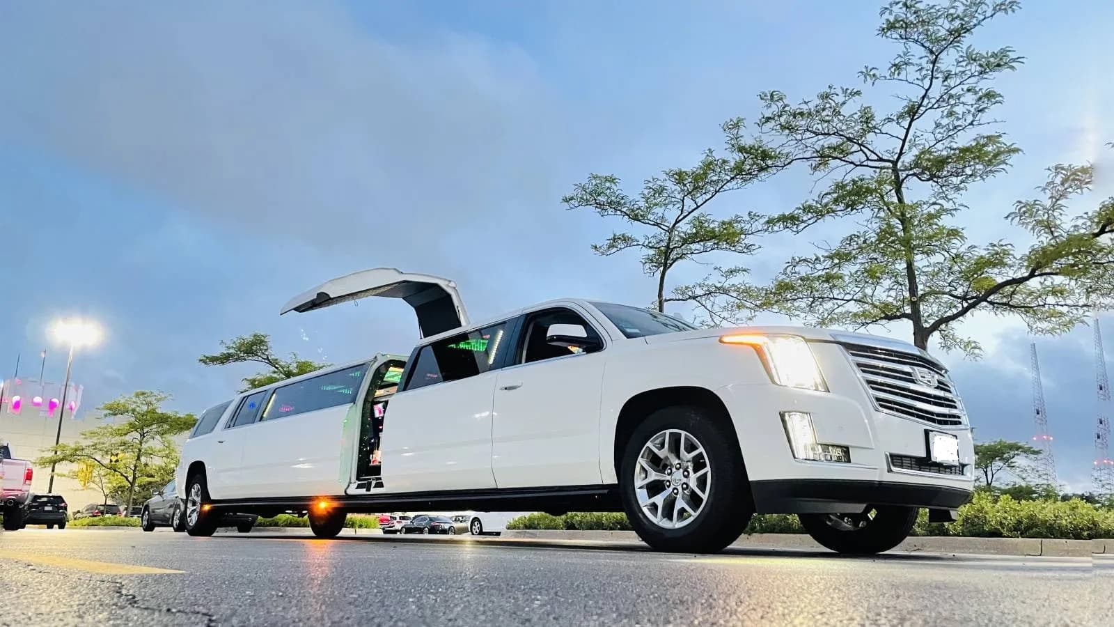 Ambassador Buses Escalade limousine
