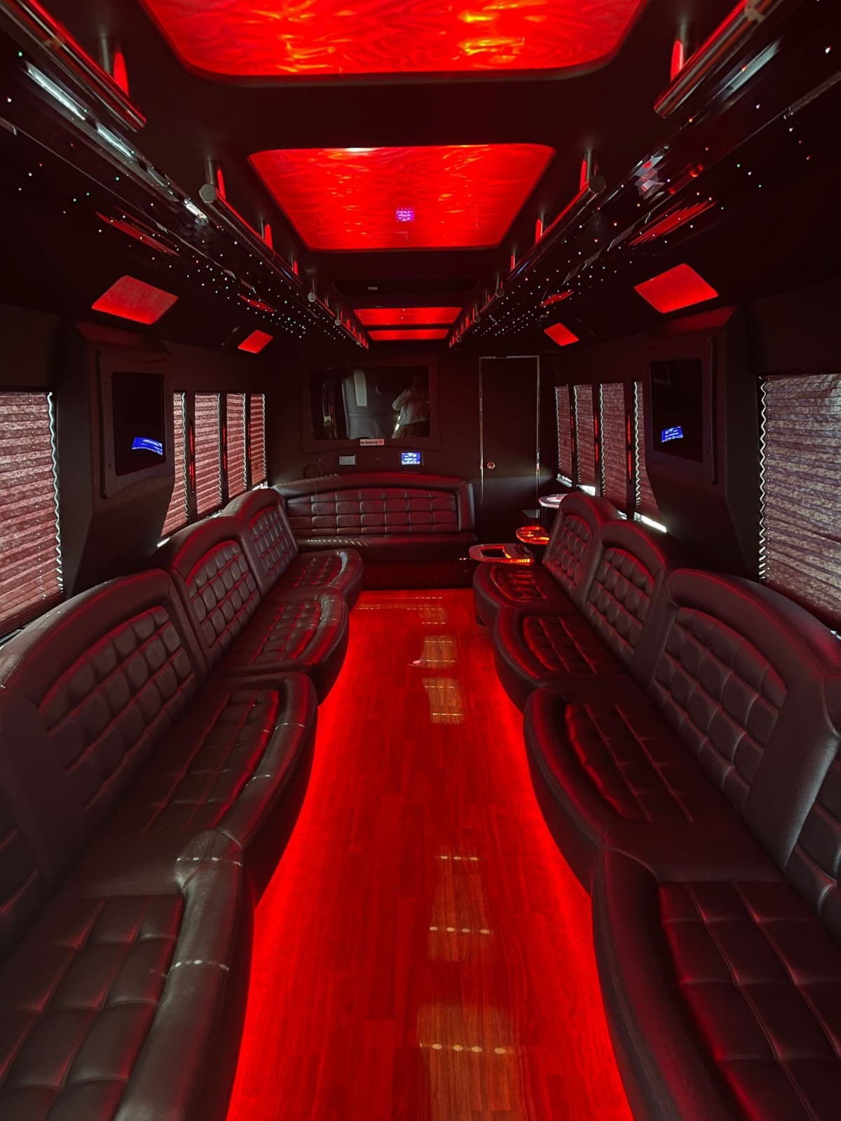 Ambassador Buses party bus interior